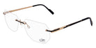 Cazal® 7102 CAZ 7102 001 58 - 001 Black-Gold Eyeglasses