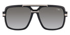 Cazal® 8042  CAZ 8042 002 61 - 002 Black-Silver Mat/Green Gradient Sunglasses