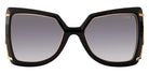 Cazal® 8506  CAZ 8506 001 55 - 001 Black-Gold/Grey Gradient Sunglasses
