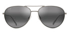Maui Jim® Walaka B885 03 - Matte Black Fade to Blue/Blue Hawaii Sunglasses