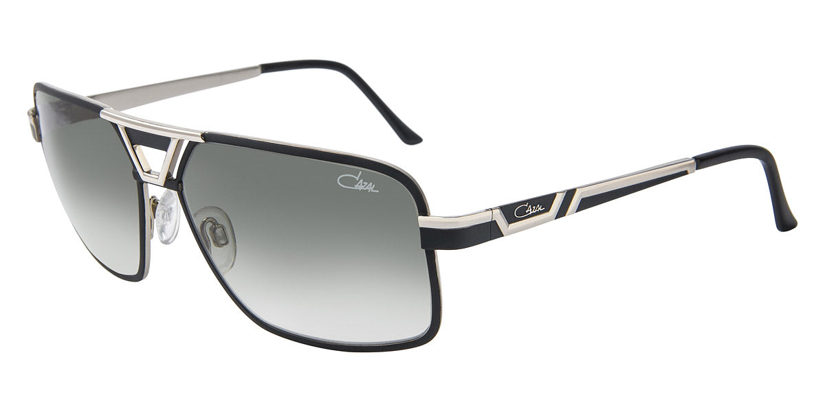 Cazal® 9071  CAZ 9071 002 61 - 002 Black-Silver/Green Gradient Sunglasses