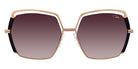 Cazal® 9502  CAZ 9502 001 58 - 001 Black-Gold/Grey Gradient Sunglasses