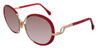 Cazal® 9503  CAZ 9503 004 58 - 004 Poppy Red-Gold/Brown Gradient Sunglasses