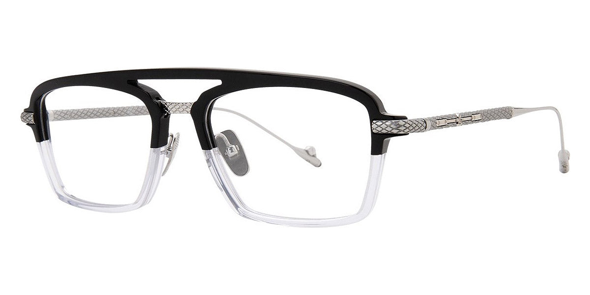 Philippe V® Χ44 PHI Χ44 Black/Clear 55 - Black/Clear Sunglasses