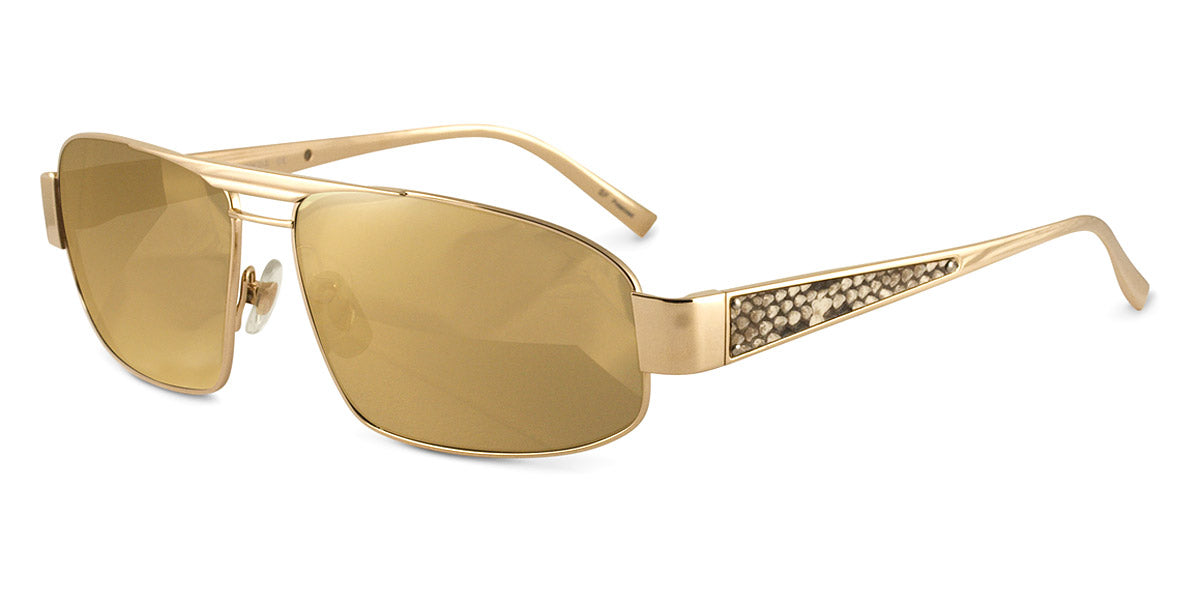 Sama® COBRA SAM Gold/24K Gold 63 - Gold/24K Gold Sunglasses