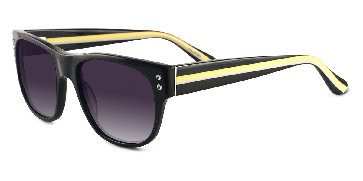 Sama® HI SAM Black/Yellow 55 - Black/Yellow Sunglasses