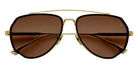 Philippe V® No12.1 PHI No12.1 Gold/Brown Gradient 58 - Gold/Brown Gradient Sunglasses