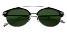 Philippe V® No21 PHI No21 Black Silver/Green 53 - Black Silver/Green Sunglasses
