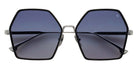 Philippe V® WNo16 PHI WNo16 Silver/Blue Gradient 57 - Silver/Blue Gradient Sunglasses