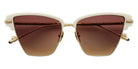Philippe V® WNo17 PHI WNo17 White Gold/Brown Gradient 56 - White Gold/Brown Gradient Sunglasses