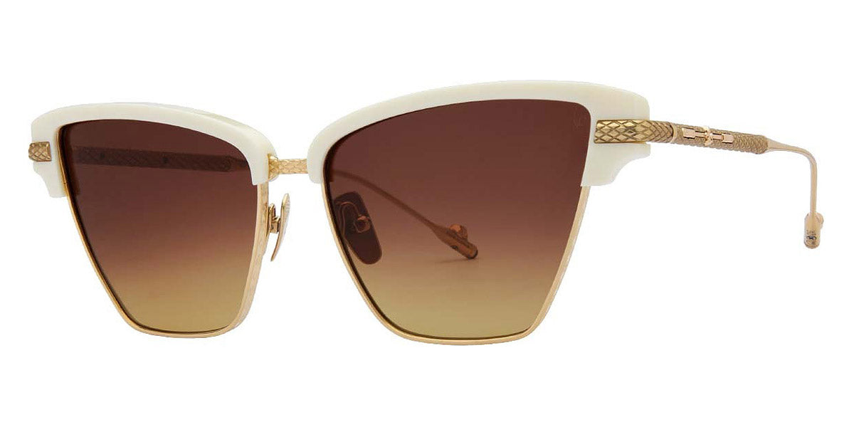 Philippe V® WNo17 PHI WNo17 White Gold/Brown Gradient 56 - White Gold/Brown Gradient Sunglasses