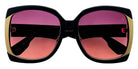 Philippe V® WNo4 PHI WNo4 Black/Orange Gradient 56 - Black/Orange Gradient Sunglasses