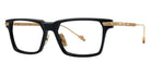 Philippe V® X37 PHI X37 Black/Gold 53 - Black/Gold Sunglasses