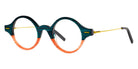Theo® Aartappel TH AARTAPPEL 40 45 - Brown Havana Citrus Black Eyeglasses