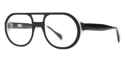 Henau® Ado H ADO A88 51 - A88 Black/White/Beige Mat Eyeglasses