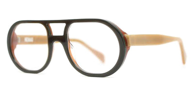 Henau® Adonis H ADONIS N56 51 - N56 Khaki Green/Brown Eyeglasses