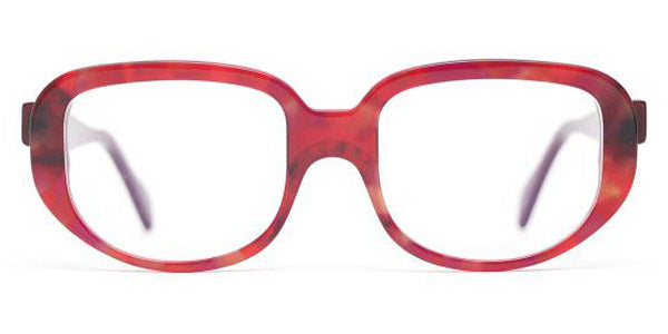 Henau® Ajo H AJO 0H04 48 - Red/Burgundy 0H04 Eyeglasses