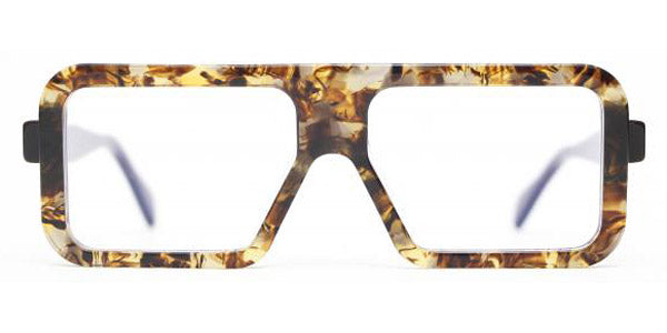 Henau® Ako H AKO 0H05 53 - Brown/Yellow Transparent/Black 0H05 Eyeglasses