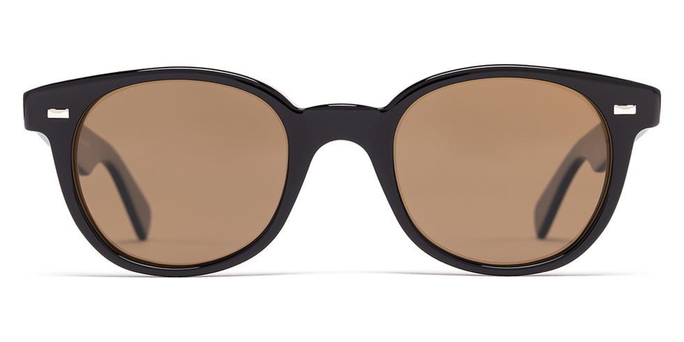 SALT.® ANDY SAL ANDY 004 51 - Black/Polarized CR39 Glass Brown Solid Lens Sunglasses
