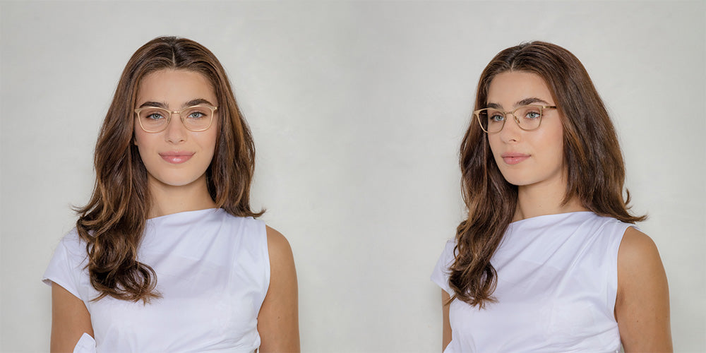 SALT.® ANGELA SAL ANGELA 001 51 - Rose Gold Eyeglasses