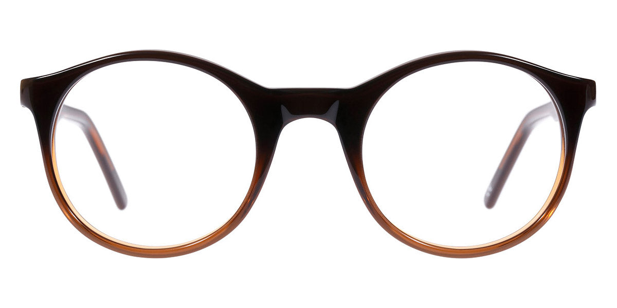 Andy Wolf® 4504 ANW 4504 F 47 - Brown/Orange F Eyeglasses