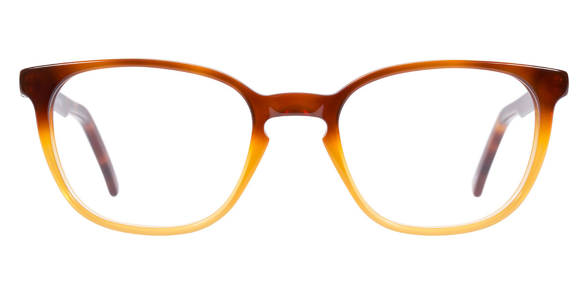 Andy Wolf® 4509 ANW 4509 I 50 - Brown/Yellow I Eyeglasses