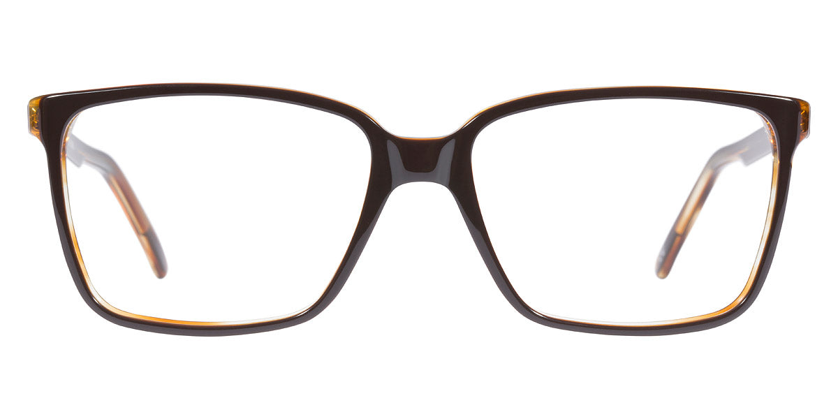 Andy Wolf® 4510 ANW 4510 J 55 - Brown/Orange J Eyeglasses