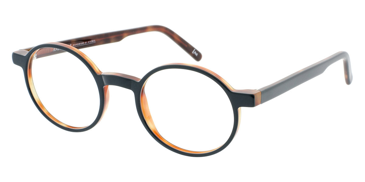Andy Wolf® 4511 ANW 4511 K 48 - Black/Orange K Eyeglasses