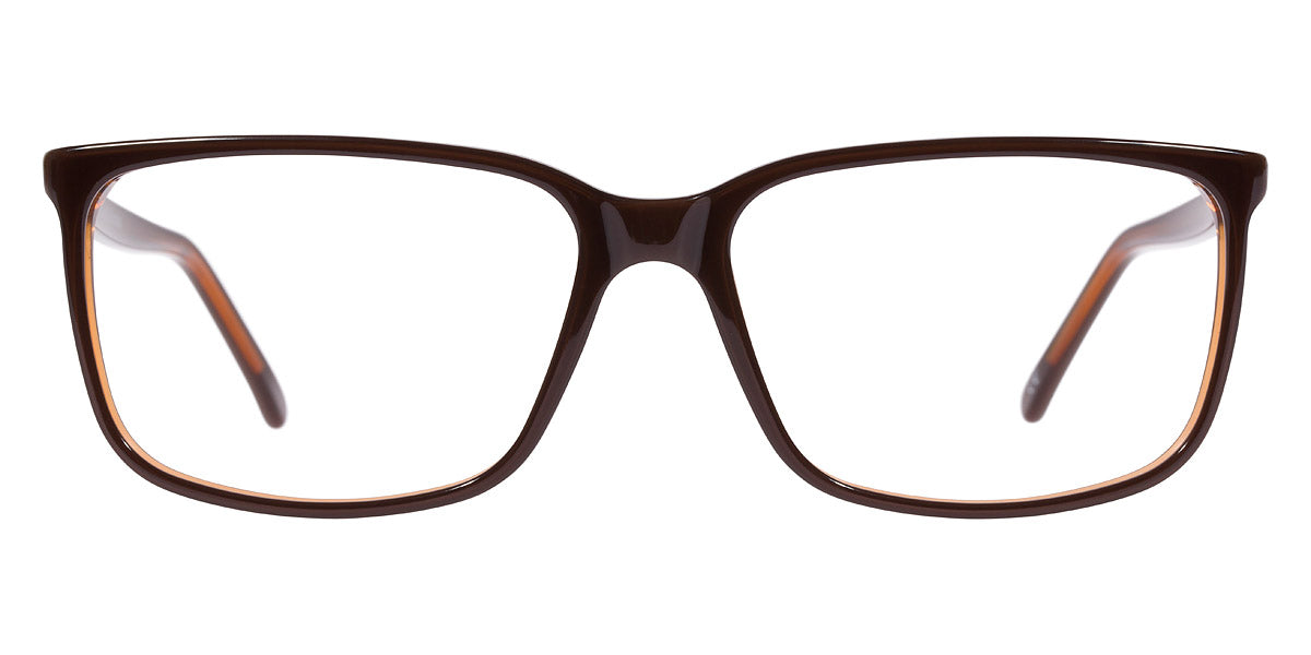 Andy Wolf® 4526 ANW 4526 E 58 - Brown/Orange E Eyeglasses