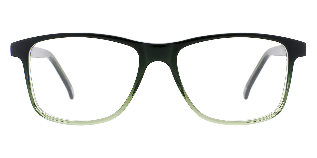 Andy Wolf® 4539 ANW 4539 E 53 - Black/Green E Eyeglasses