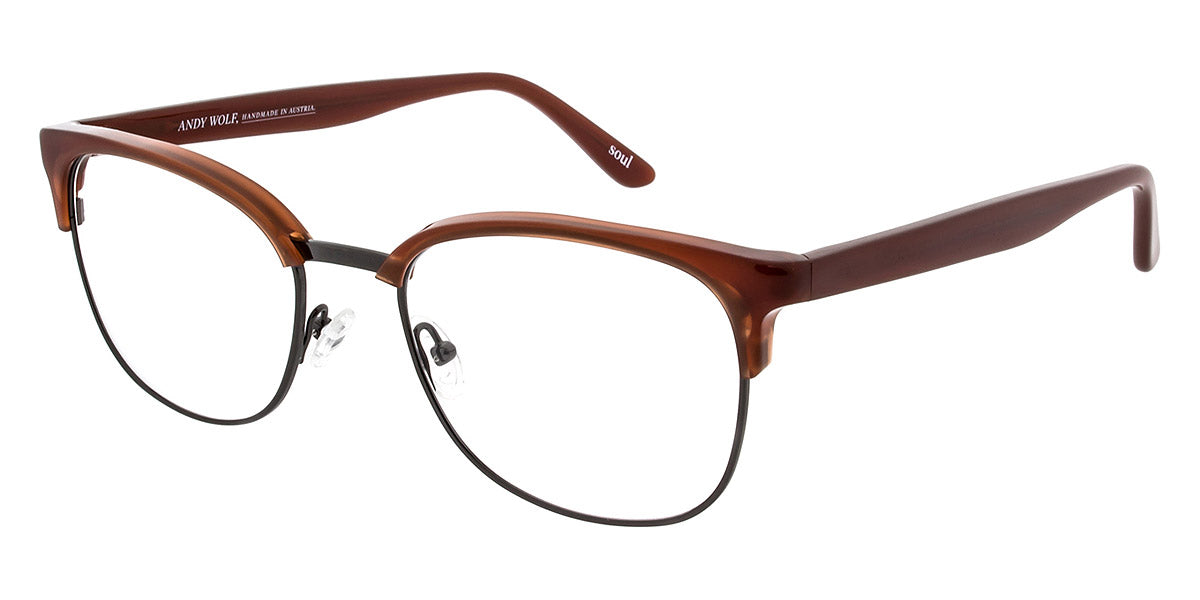 Andy Wolf® 4544 ANW 4544 F 53 - Brown F Eyeglasses