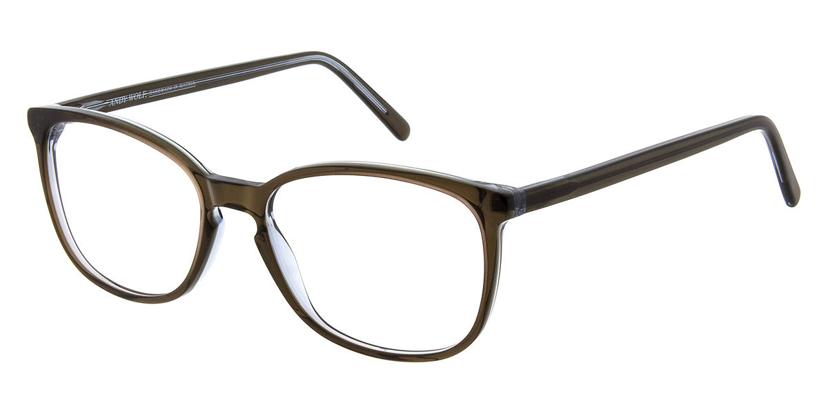 Andy Wolf® 4556 ANW 4556 V 52 - Brown V Eyeglasses