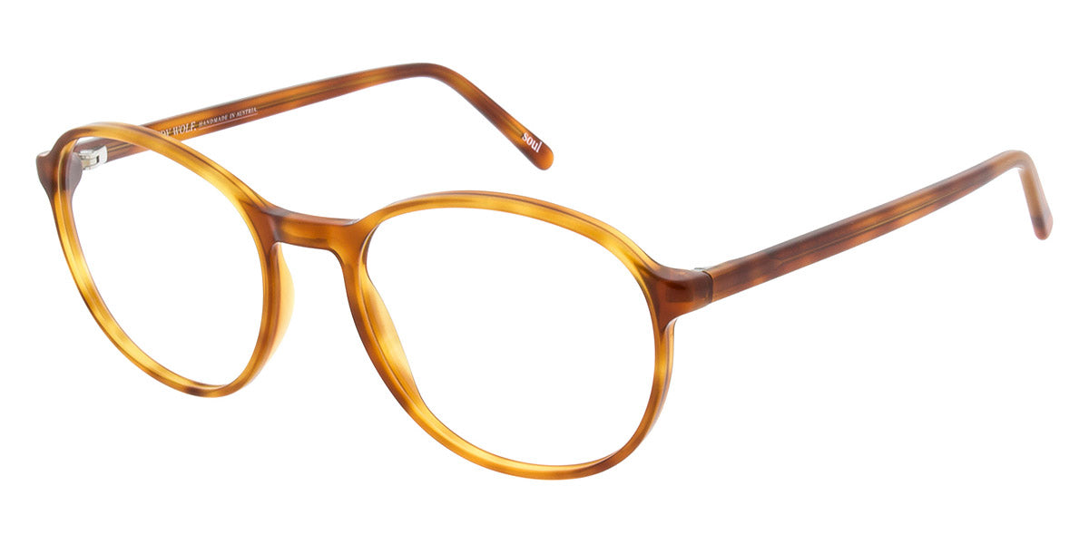 Andy Wolf® 4565 ANW 4565 E 54 - Yellow/Brown E Eyeglasses