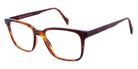 Andy Wolf® 4585 ANW 4585 J 53 - Red/Brown J Eyeglasses