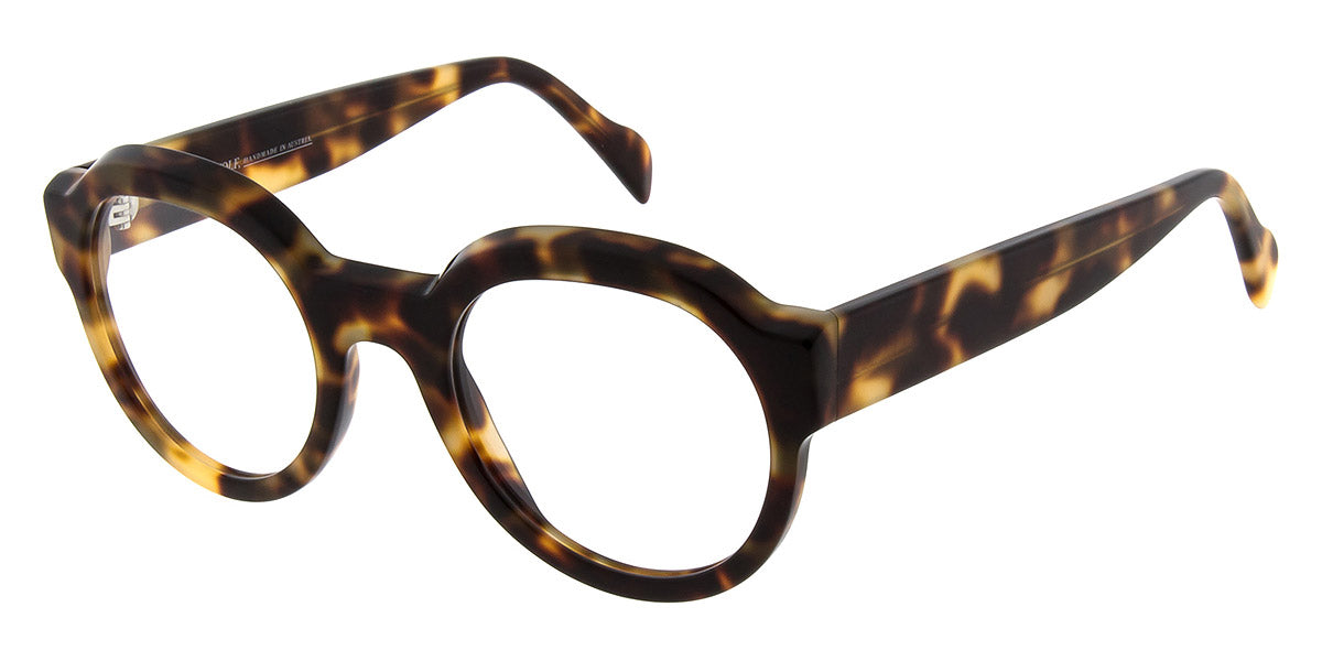 Andy Wolf® 4596 ANW 4596 03 50 - Brown/Yellow 03 Eyeglasses
