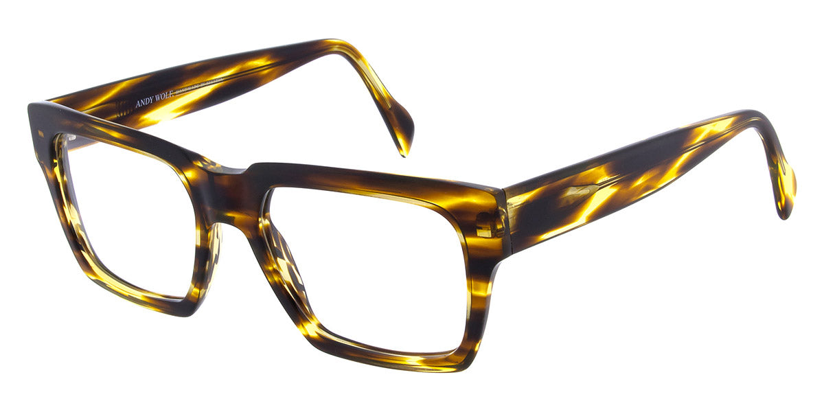 Andy Wolf® 4598 ANW 4598 04 54 - Brown/Yellow 04 Eyeglasses