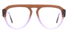 Andy Wolf® 4616 ANW 4616 04 57 - Brown/Violet 04 Eyeglasses