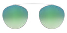 Andy Wolf® 4713 Clip ANW 4713 Clip 05 48 - Silver/Green 05 Sunglasses