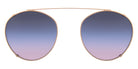 Andy Wolf® 4713 Clip ANW 4713 Clip 07 48 - Rosegold/Blue 07 Sunglasses