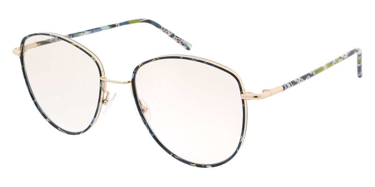 Andy Wolf® 4724 ANW 4724 D 56 - Gold/Teal D Eyeglasses