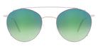 Andy Wolf® 4734 Clip ANW 4734 Clip 05 50 - Silver/Green 05 Sunglasses