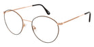Andy Wolf® 4734 ANW 4734 E 50 - Rosegold/Black E Eyeglasses