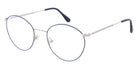 Andy Wolf® 4734 ANW 4734 S 50 - Silver/Blue S Eyeglasses