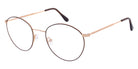 Andy Wolf® 4734 ANW 4734 U 50 - Rosegold/Brown U Eyeglasses