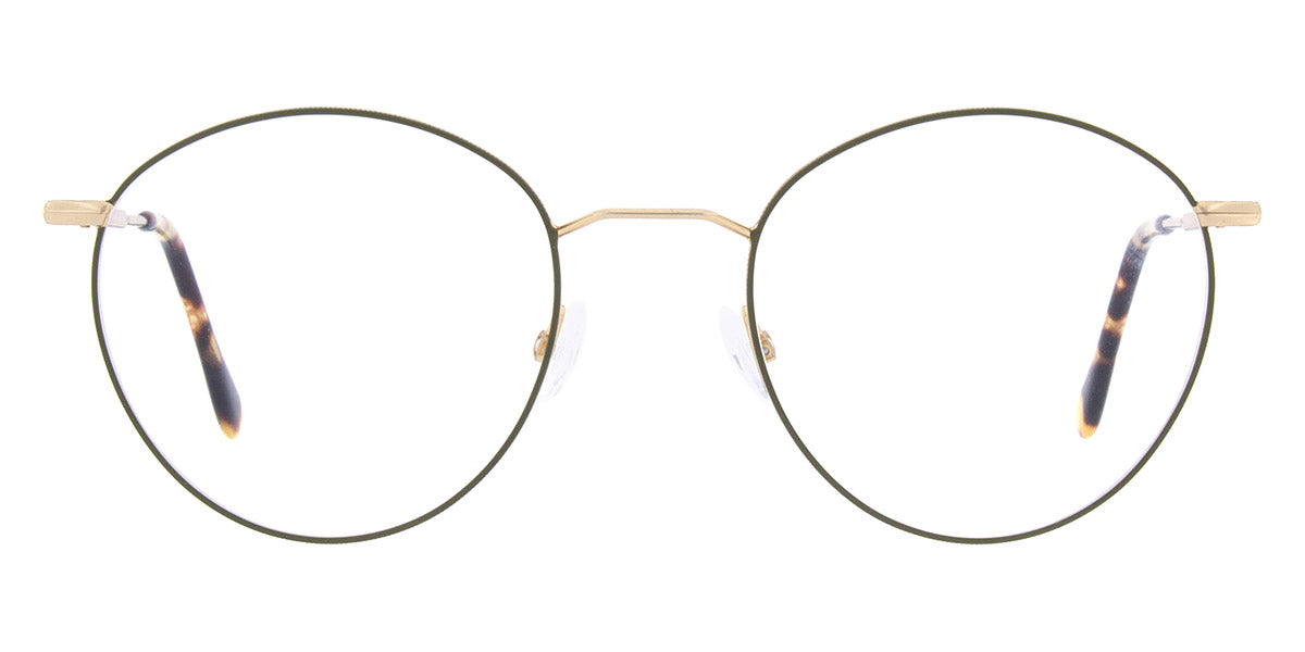 Andy Wolf® 4734 ANW 4734 V 50 - Gold/Green V Eyeglasses
