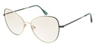 Andy Wolf® 4740 ANW 4740 E 57 - Gold/Green E Eyeglasses