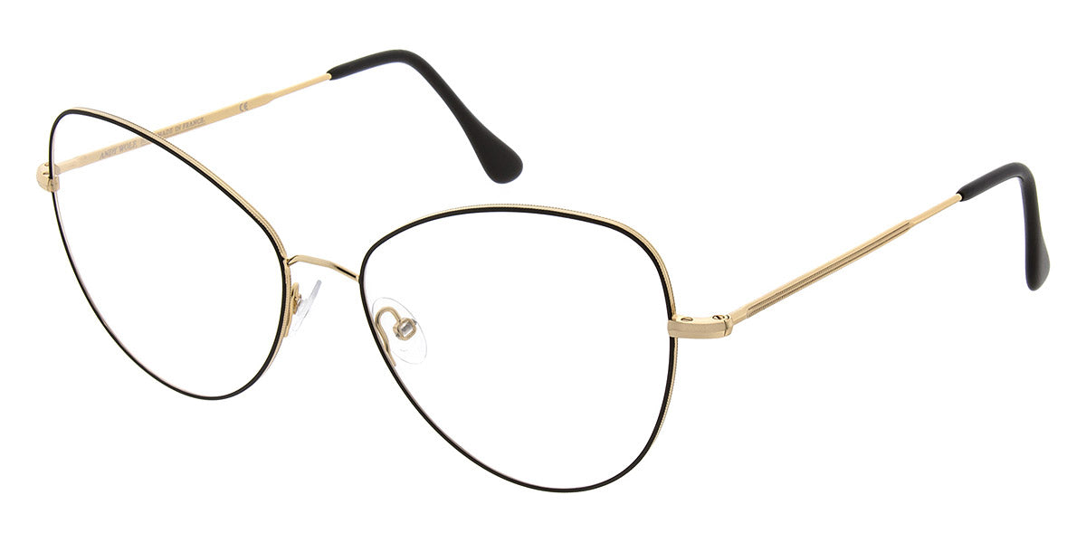 Andy Wolf® 4740 ANW 4740 G 57 - Gold/Black G Eyeglasses