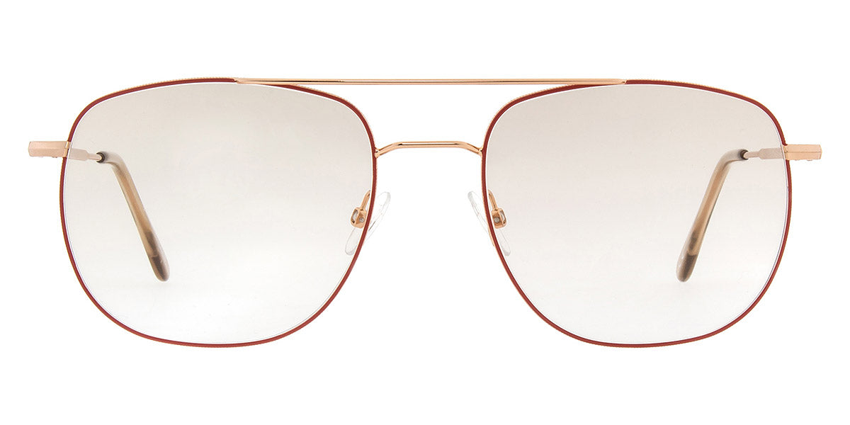 Andy Wolf® 4741 ANW 4741 C 53 - Rosegold/Red C Eyeglasses