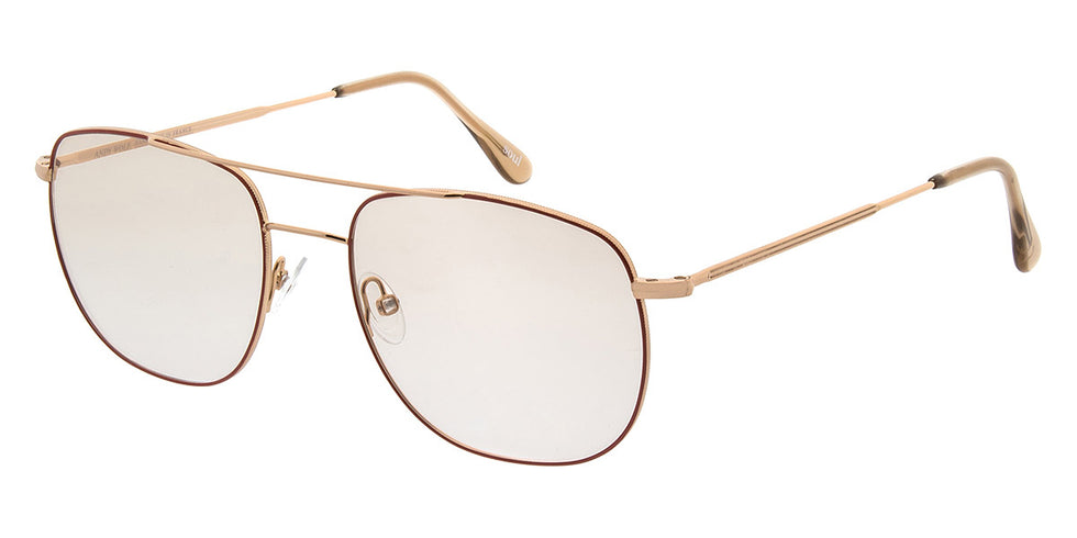 Andy Wolf® 4741 ANW 4741 C 53 - Rosegold/Red C Eyeglasses