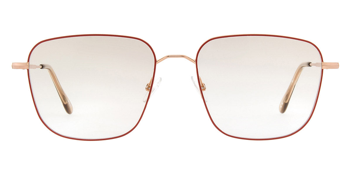 Andy Wolf® 4742 ANW 4742 C 54 - Rosegold/Red C Eyeglasses